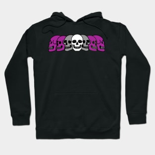 Pride Skulls Graysexual Hoodie